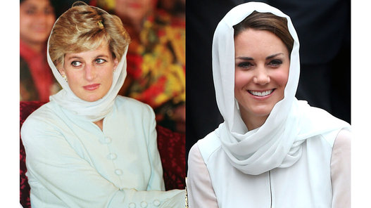Princess Diana and Kate Middleton