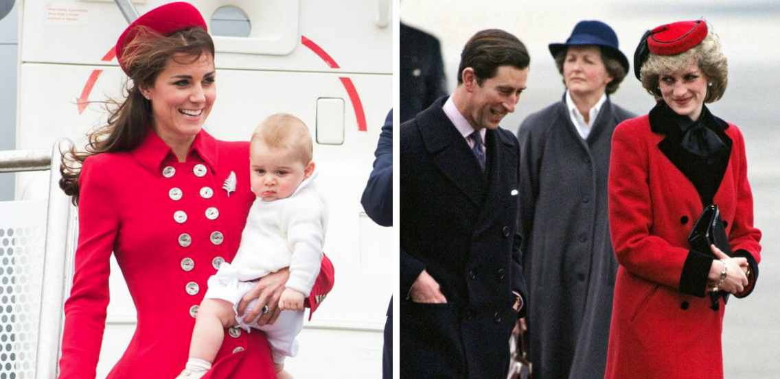 Princess Diana and Kate Middleton