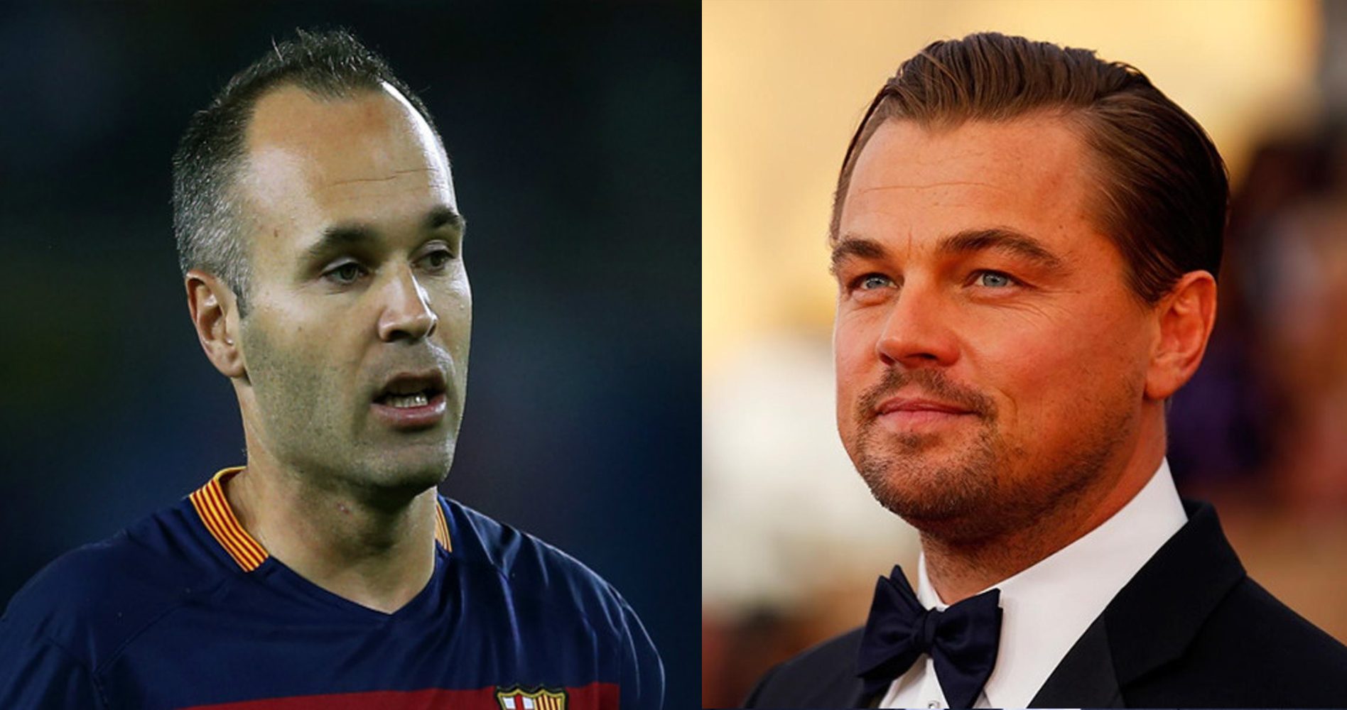 “أندريه إنييستا” و”ليوناردو دي كابريو”..  كيف نكتشف وجه الشبه بينهما؟