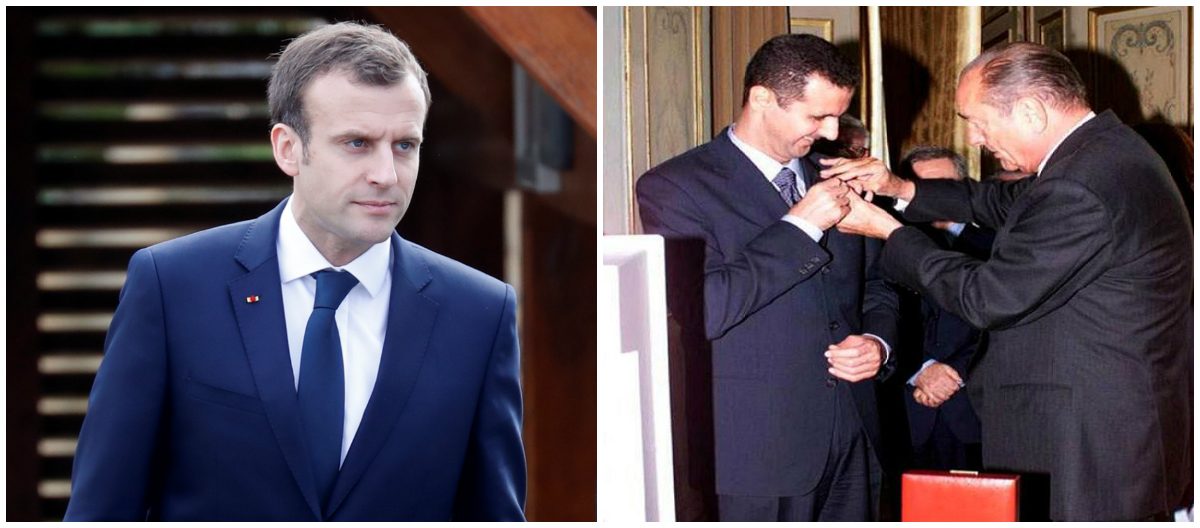 تقلَّده قبل 17 عاماً وماكرون سحبه منه كـ”إجراء تأديبي”.. الأسد يردُّ لباريس وسام الشرف، ليس الأول وهؤلاء سبقوه