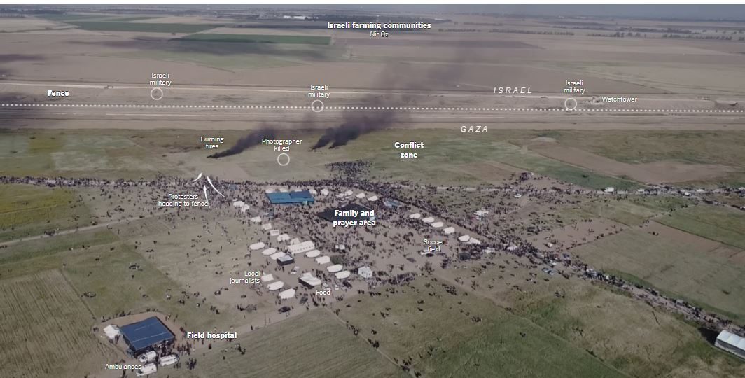 الحياة بغزة أصبحت لا تطاق.. وخلال 30 ثانية يستطيع المتظاهرون العودة لمنازلهم التي أُخرجوا منها قبل 70 عاماً