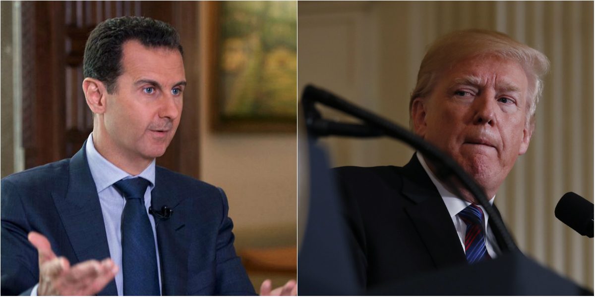 ترمب يصف الأسد بالحيوان ويجتمع مع قادة الجيش.. الاتحاد الأوروبي يطالب بالرد على كيماوي دوما  و9 دول دعت لاجتماع مجلس الأمن