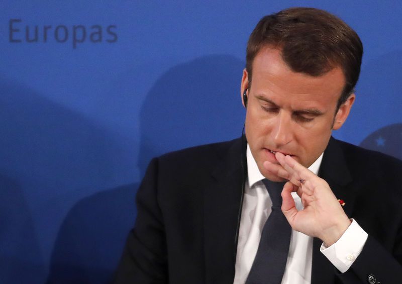 ماكرون: نرفض قرار أميركا فتح سفارة بالقدس وندين عنف القوات الإسرائيلية بحق المتظاهرين