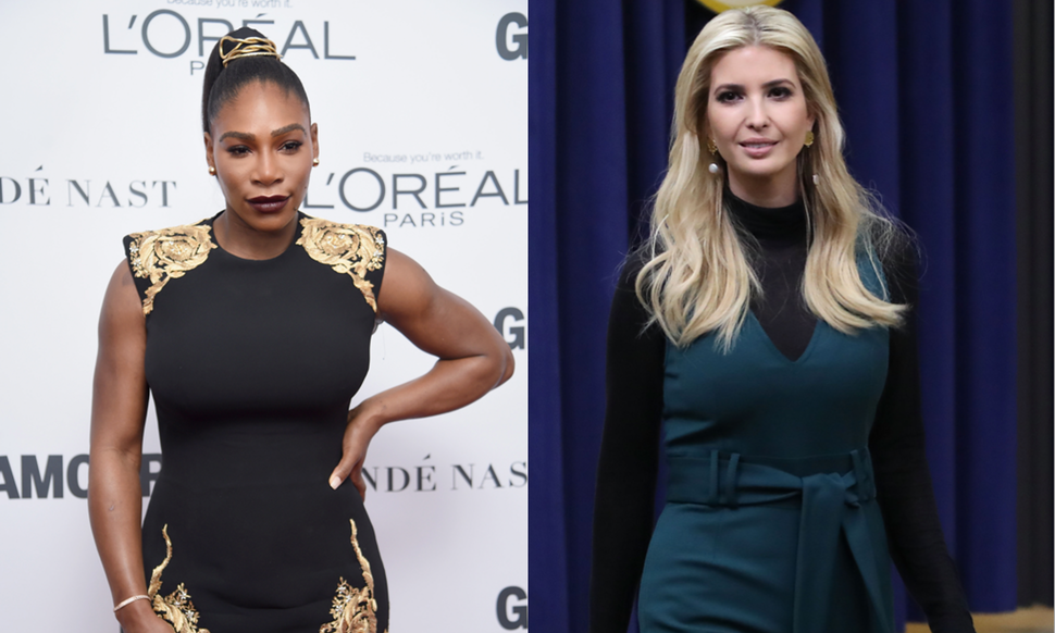 إيفانكا ترمب تنتقد وتغضب لأجل سيرينا وليامز: لا تجب معاقبة أي شخص لرغبته في الحصول على طفل