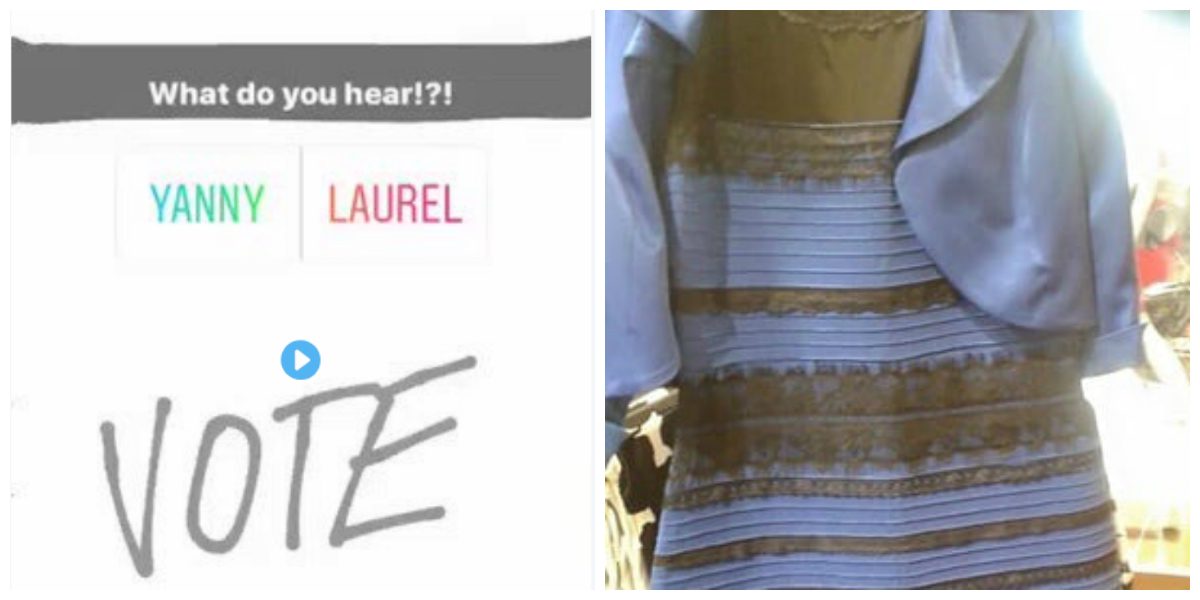 هل تذكرون الجدل حول الفستان الأزرق/الذهبي؟.. الآن لوريل أم ياني.. أي كلمة تسمعون في هذا التسجيل؟