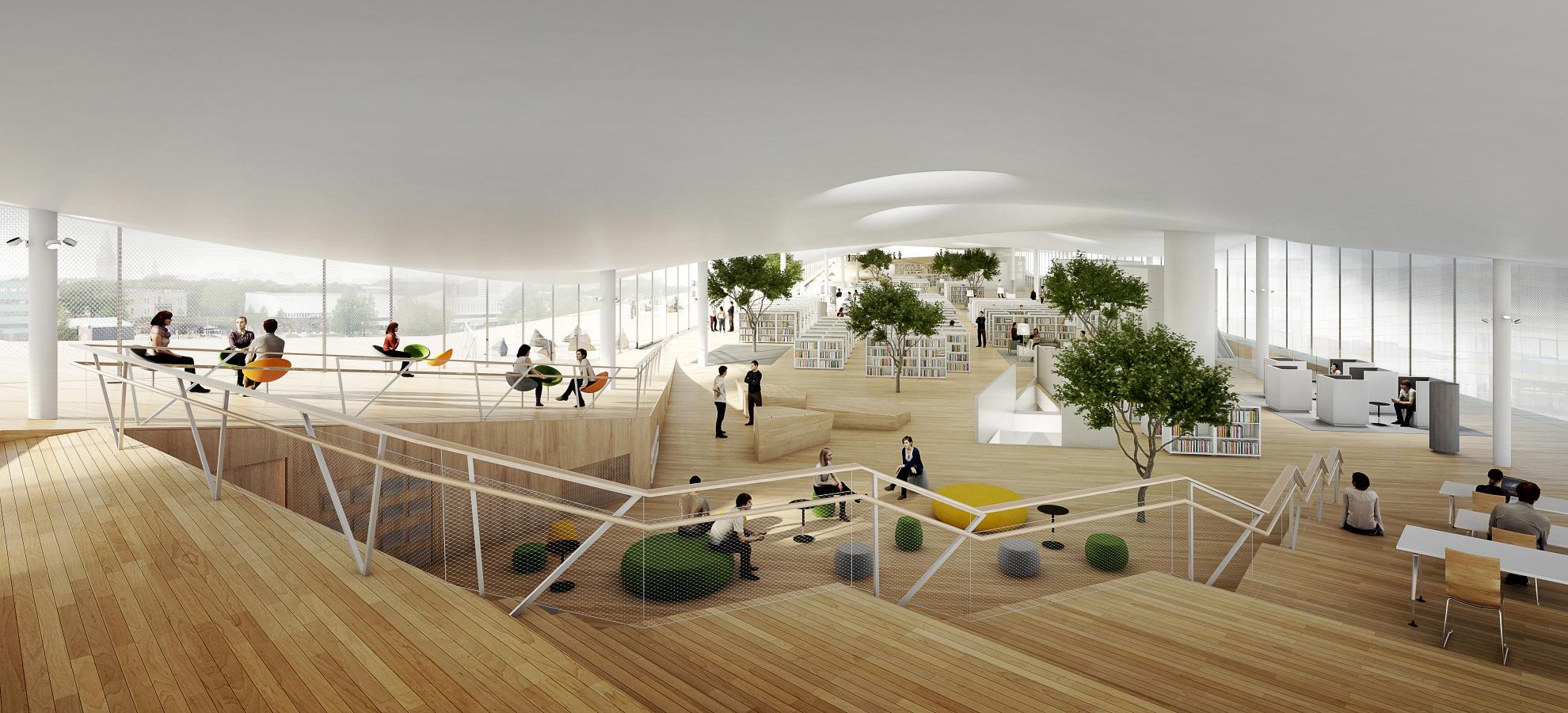 سينما ومطعم ومقهى واستوديو في مكتبة..  أحدث مكتبات فنلندا تحت شعار “ليست للقراءة فقط”