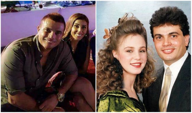 زوجتا عمرو دياب السابقة والقادمة وابنه من الحالية جميعهم في صورة واحدة! دينا الشربيني تضم شيرين رضا في وجود الهضبة