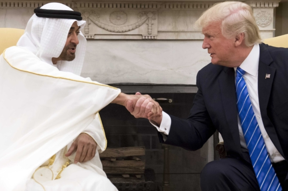 ولي عهد أبو ظبي في لقاء مع ترمب