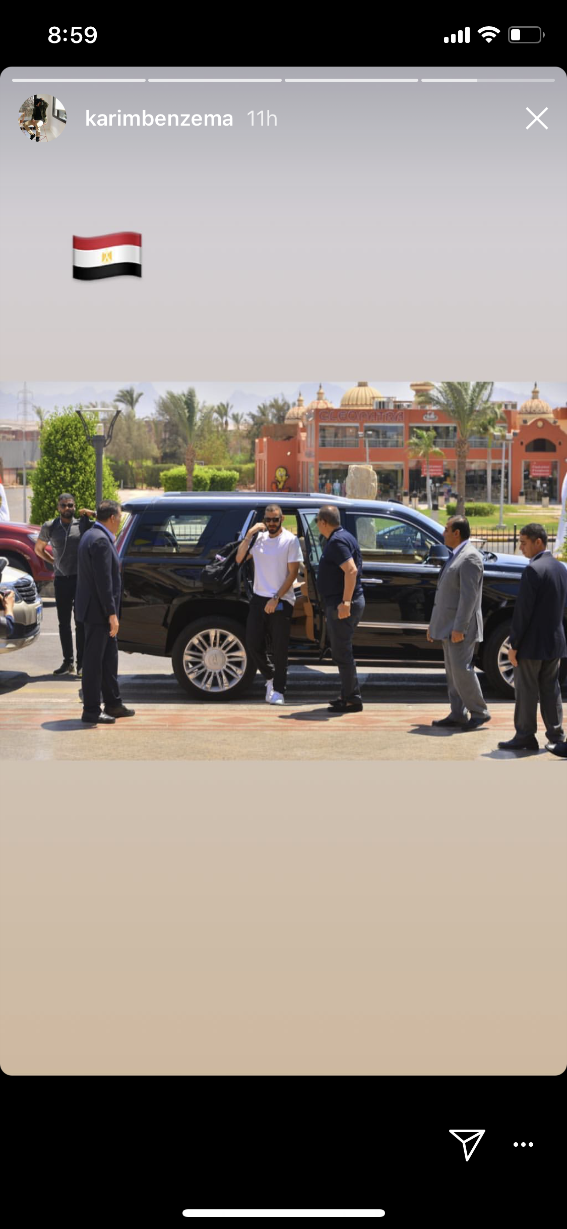 بنزيما يصل مصر.. إهداء مفتاح مدينة الغردقة للاعب وهذا هو المطلوب منه (صور)