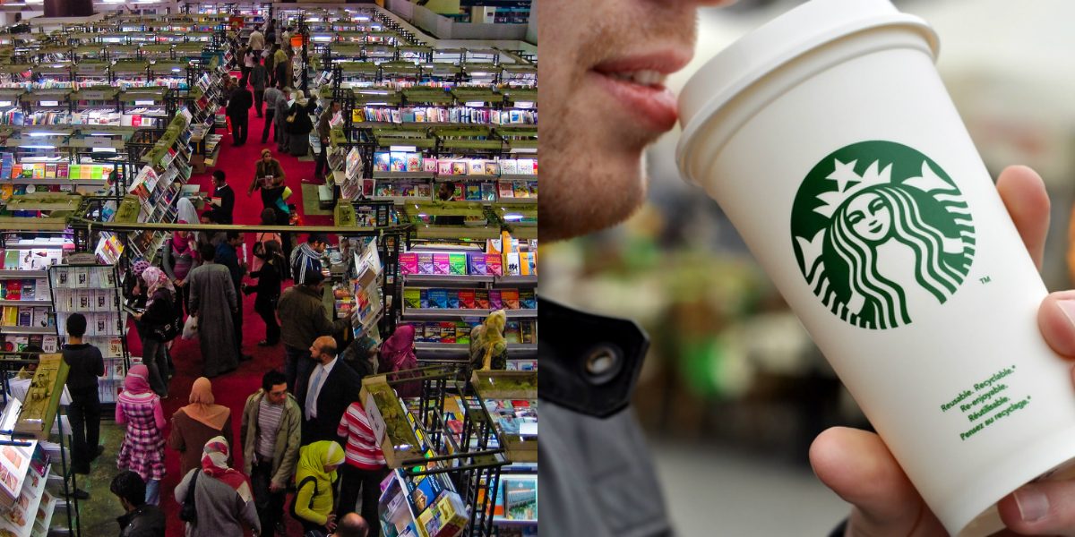 مثقفو “ستاربكس” وعناوين تافهة.. 5 تناقضات فاضحة ستجعلك تتجنَّب زيارة أي معرض كتاب