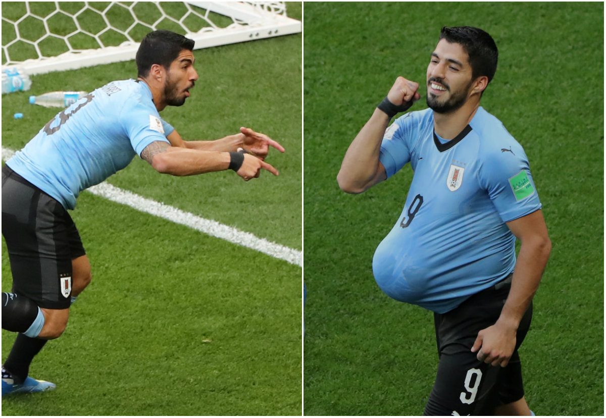 “ليست كبسة يا شباب!” سواريز كان يقصد شيئاً آخراً بإشاراته الغريبة في احتفاله بفوز أوروغواي