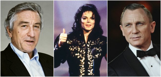 مايكل جاكسون ودانيال كريغ وروبرت دي نيرو وآخرون سيحصلون على “نجمة ممر هوليوود” في 2019