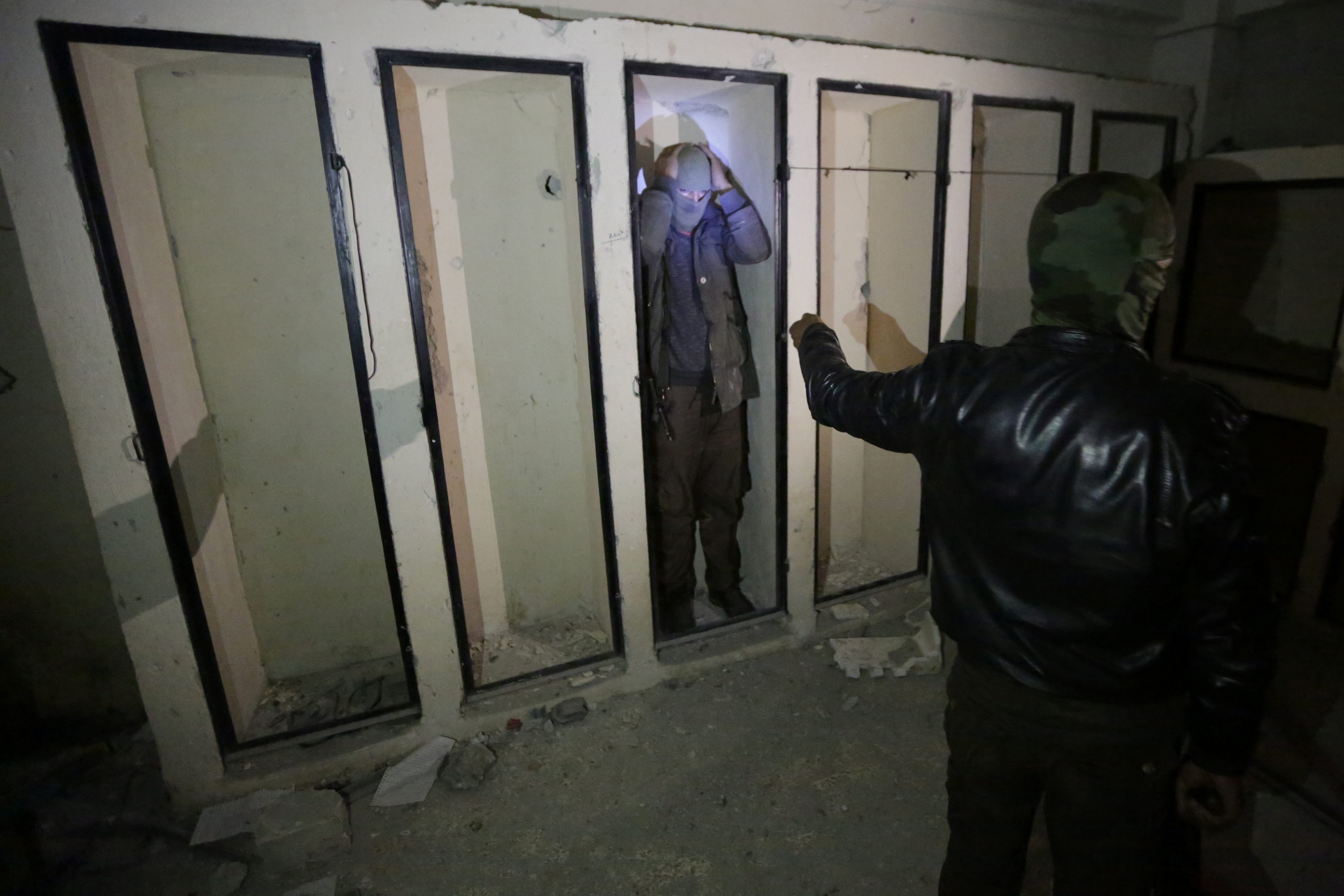 أحد السجون السورية من الداخل