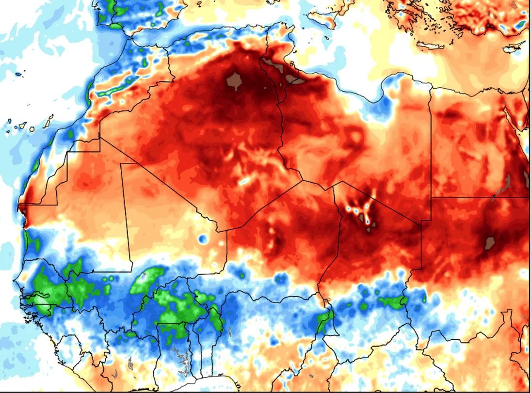 أعلى درجة حرارة بتاريخ إفريقيا تُسجل بمدينة عربية.. حطمت الأرقام المسجلة لدى منظمة الأرصاد العالمية بأشد أجوائها سخونة
