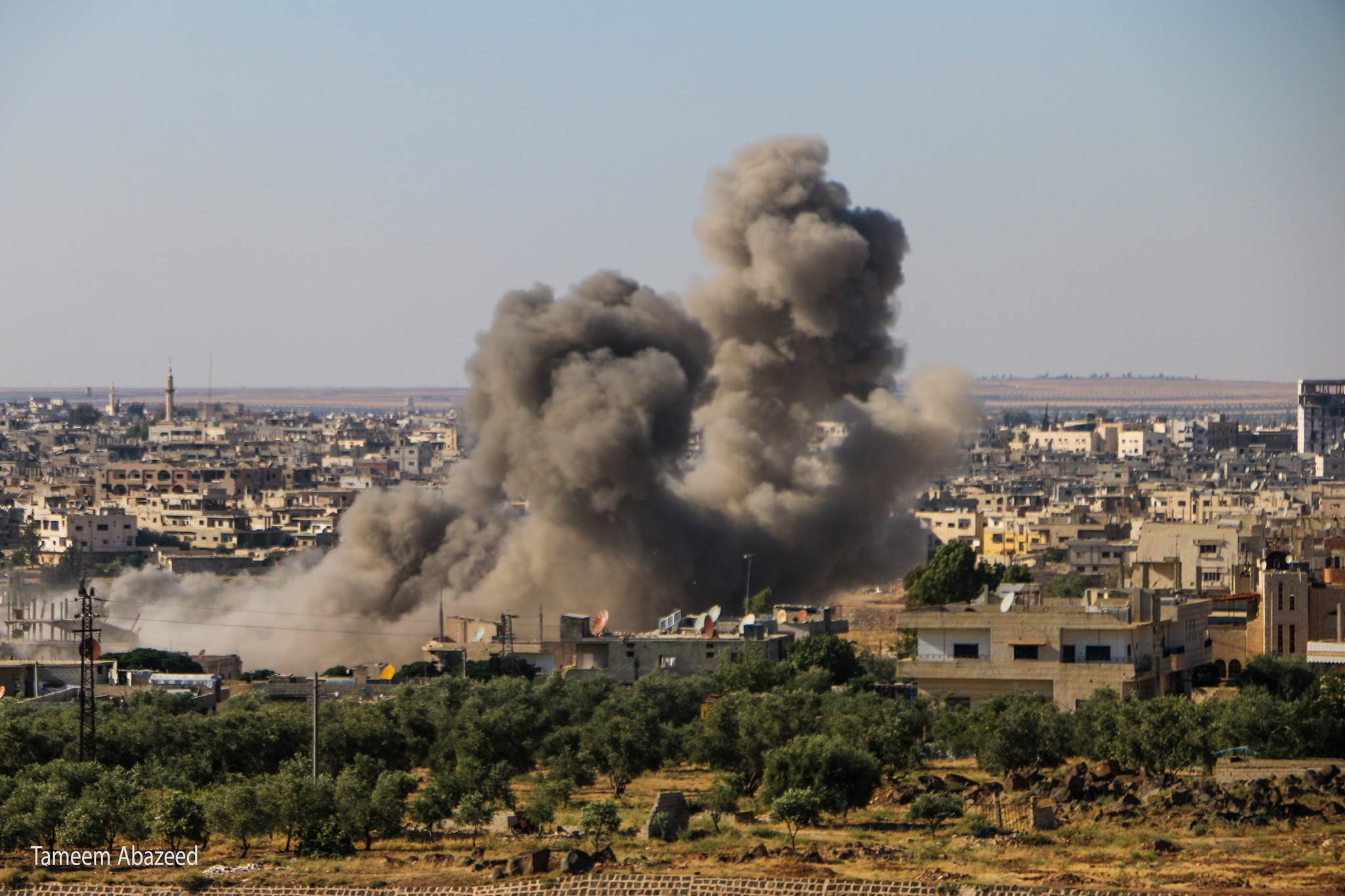 أصعب ليلة مرت على درعا..  قصف هستيري و600 ضربة جوية بعد فشل المفاوضات مع المعارضة