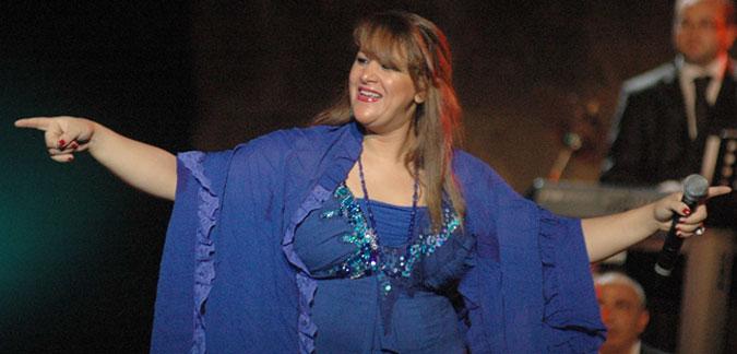 نجمة الغناء التونسي أمينة فاخت