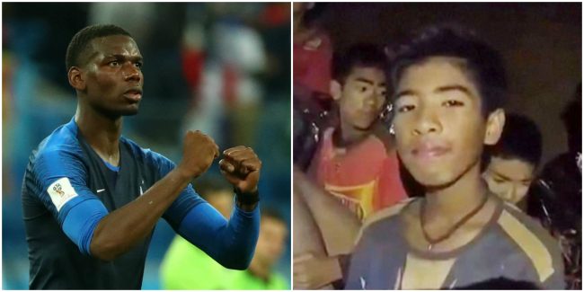 “يا فتية الكهف، هذا الانتصار لكم”.. بول بوغبا يُهدي فوز فرنسا في نصف نهائي كأس العالم للناجين الصغار في تايلاند  