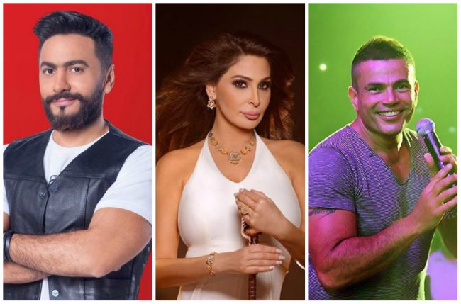 صيف غنائي ساخن.. الهضبة وتامر حسني وحماقي في موسم واحد للمرة الأولى منذ سنوات، وهيفاء وإليسا داخل المنافسة