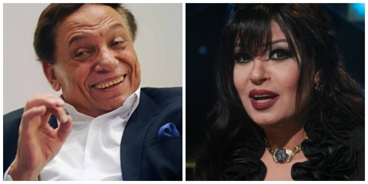 حتى وهو يدافع عنها، مازحها كعادته.. عادل إمام لفيفي عبده: “لو كنت لاعب كرة وأنتِ في المدرّجات لازم أبصّ عليكِ” (فيديو)