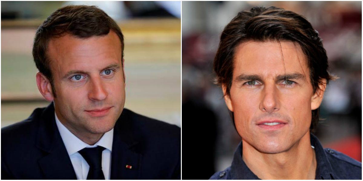 ليست المرة الأولى، لكن هذه المرة كانت سرية.. الممثل الأميركي مع إيمانويل ماكرون في زيارة خاصة بقصر الإليزيه