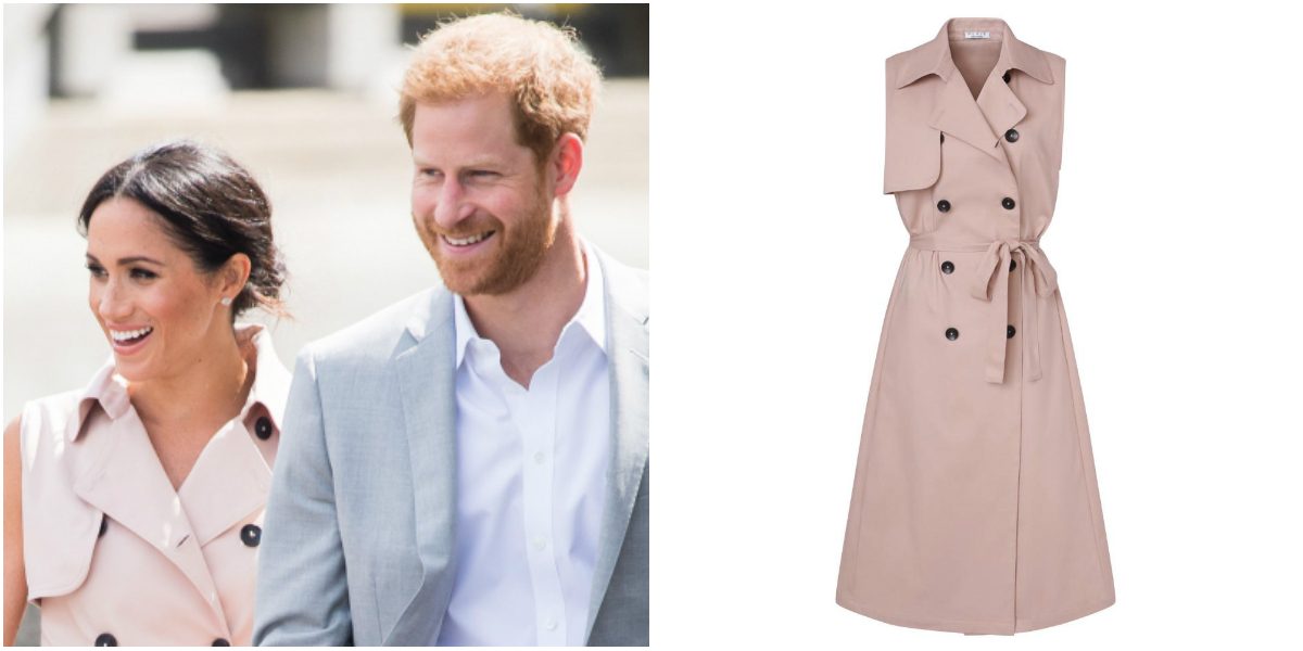 بساطة وأناقة.. اختاري الـ Trench Dress الذي ارتدته ميغان ماركل، واحصلي عليه من هذه المتاجر!