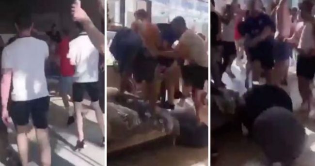 اقتحموا IKEA وركلوا الأثاث يميناَ وشمالاً.. شاهد كيف احتفل مشجعو انكلترا بالفوز على السويد (فيديو)