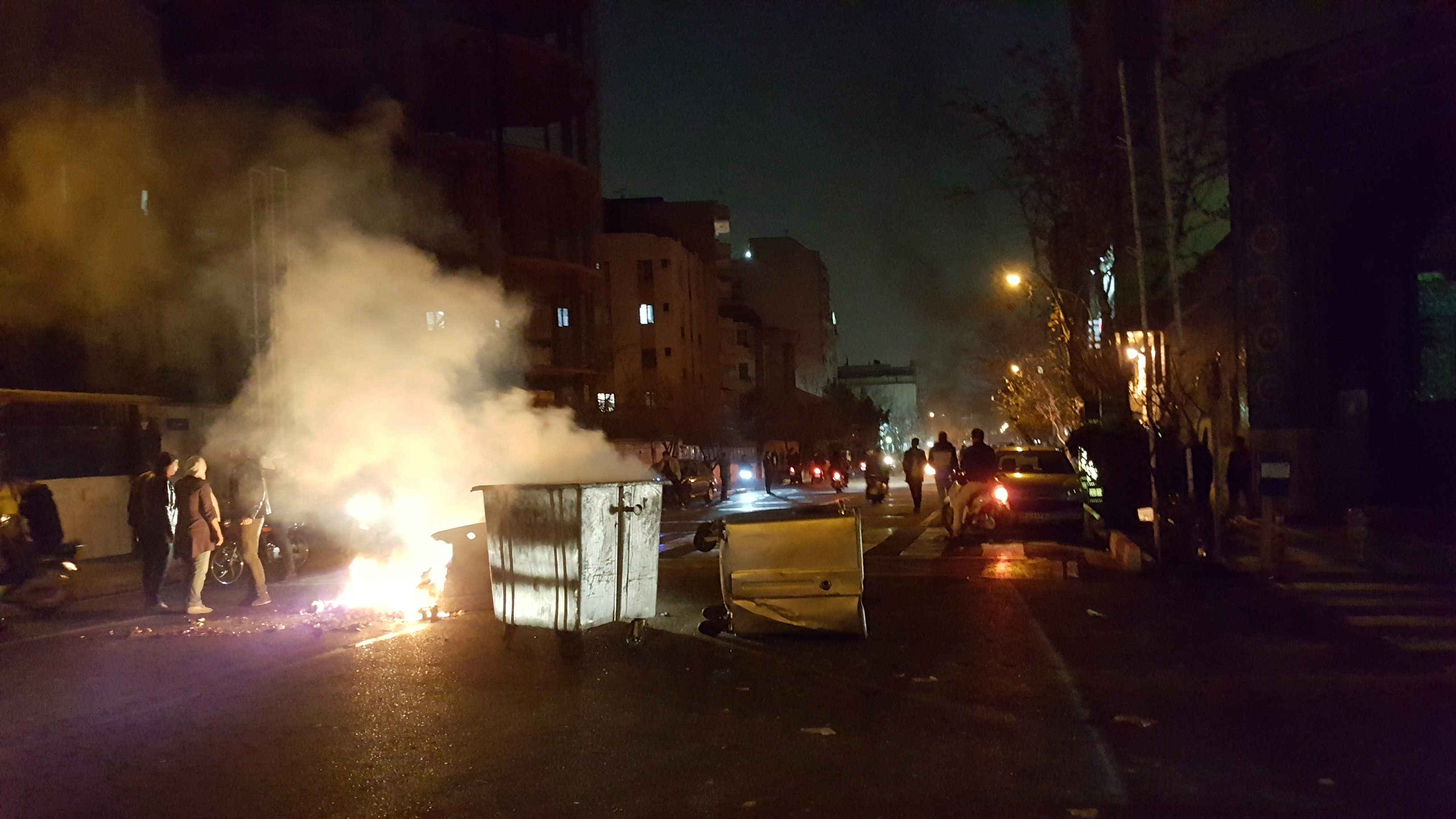 إحتجاجات سابقة في العاصمة الإيرانية طهران