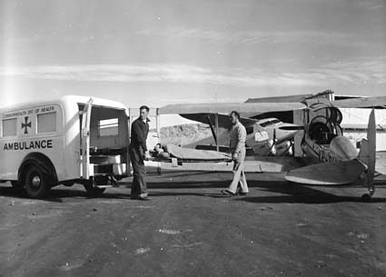 خدمة الإسعاف الطائر في أستراليا عام 1954