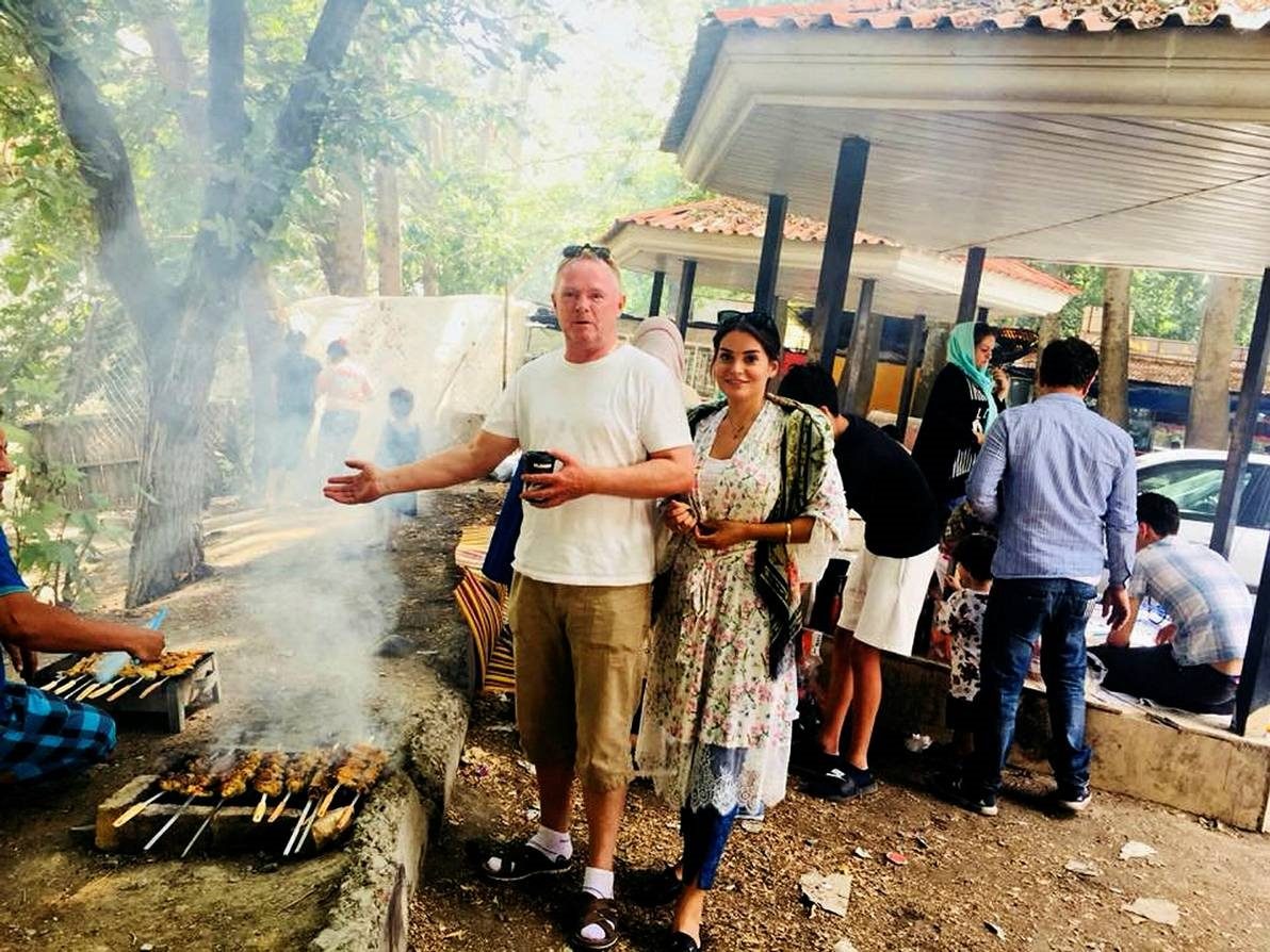 خلال زيارتهما لإيران