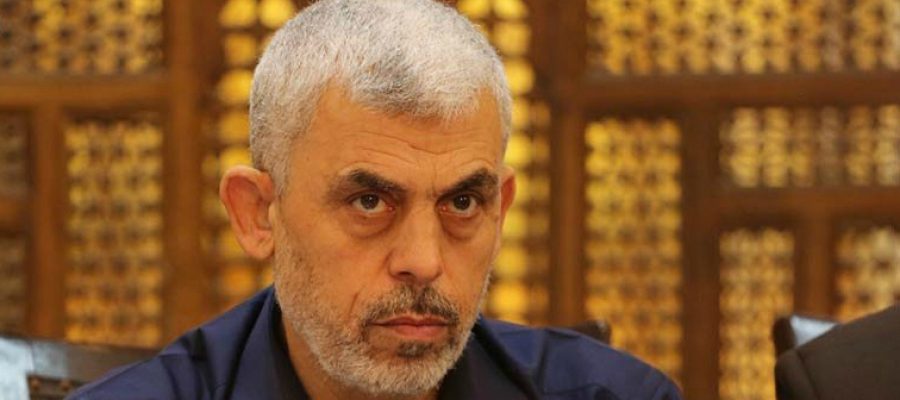 قائد حماس بغزة يحيى السنوار قادة حركة حماس بغزة وزير إسرائيلي