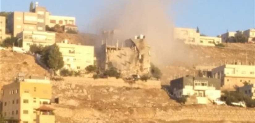 تفجير مبنى في الأردن