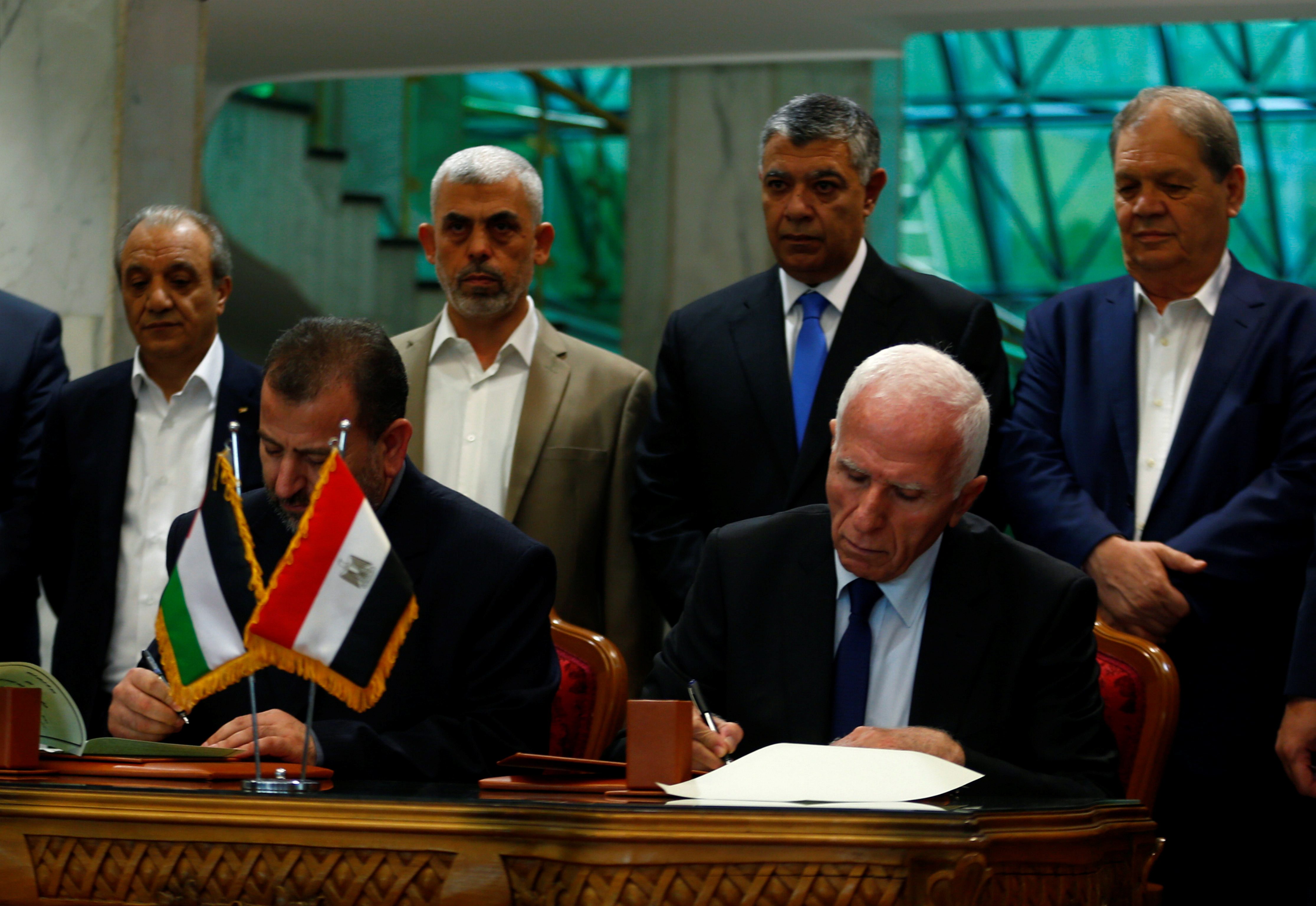 حماس وفتح يوقعات إتفاق المصالحة
