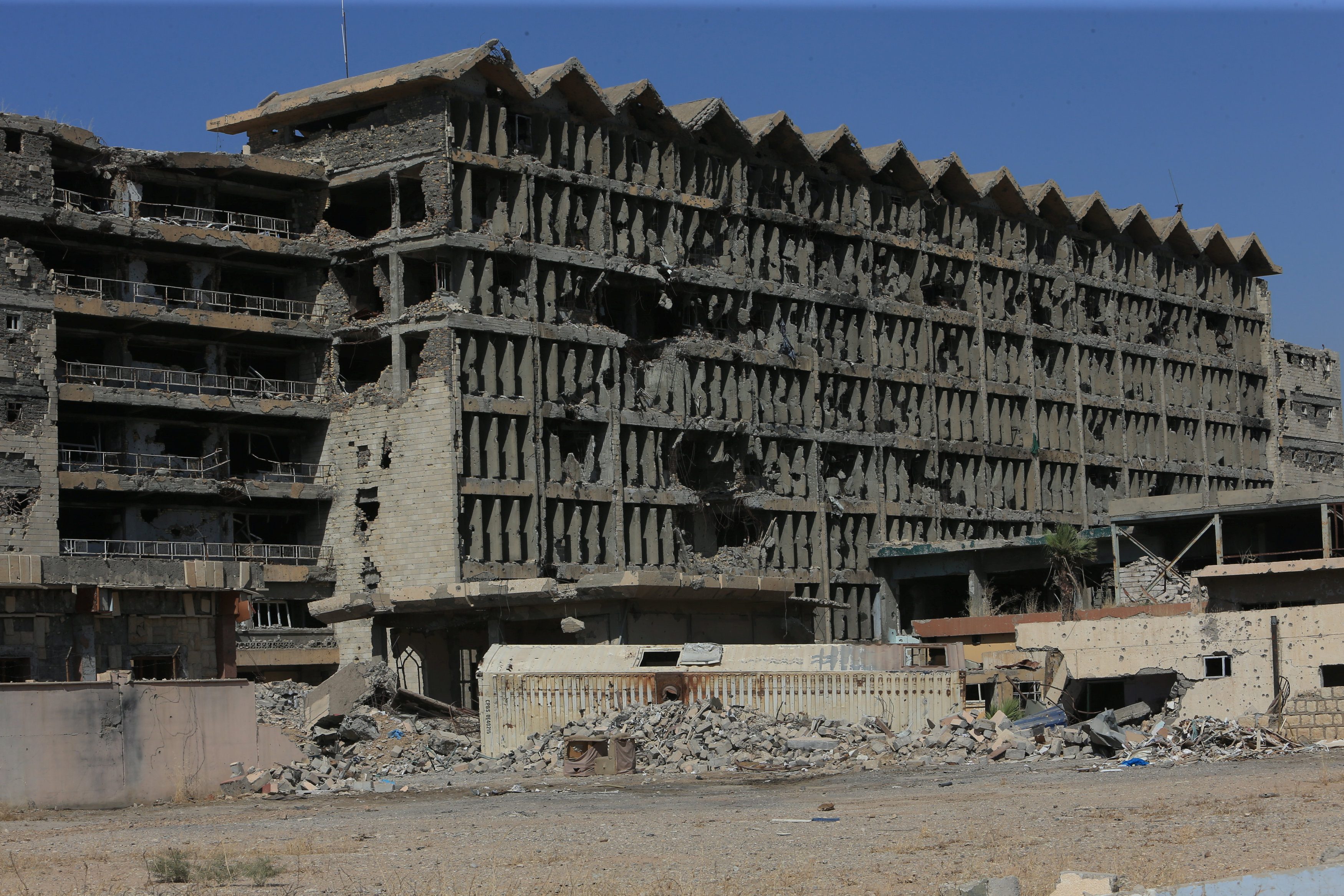 مدينة الموصل مدمرة بعد خروج داعش