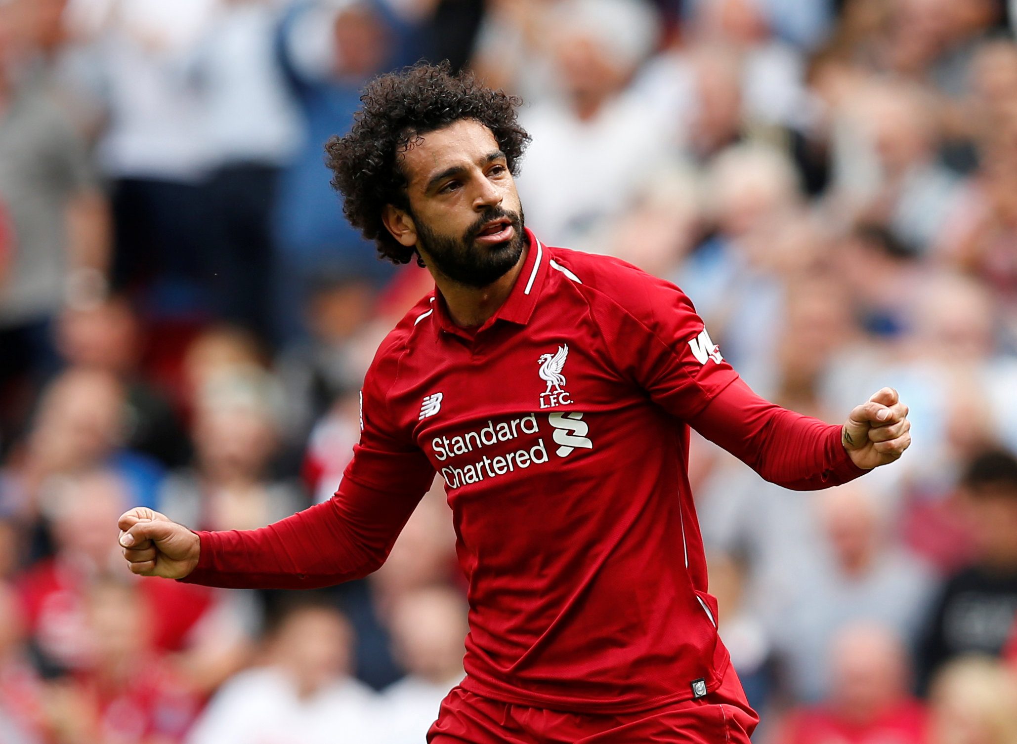 اللاعب المصري نجم نادي ليفربول محمد صلاح