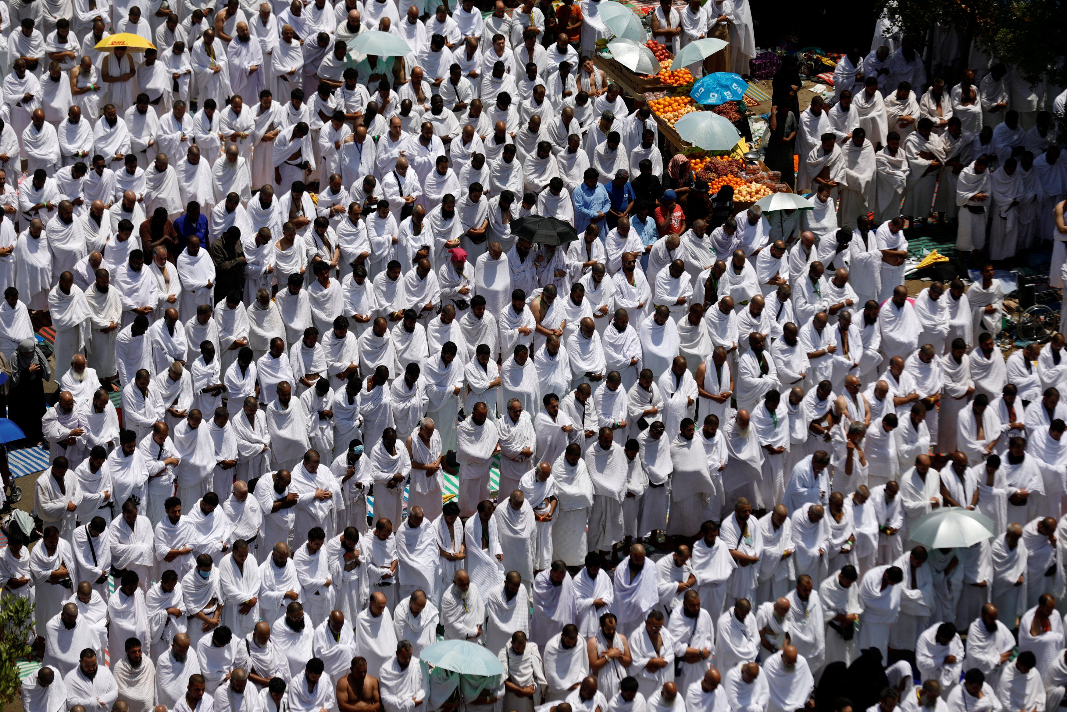 سيقضي الحجاج النهار على جبل عرفات ثم يتحركون إلى وادي مزدلفة