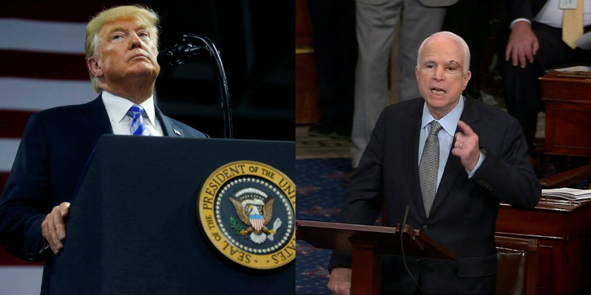 لماذا أوصى جون ماكين بأن يغيب ترمب عن جنازته؟.. القصة الكاملة للخلاف بين الرئيس الأميركي والسيناتور الجمهوري الراحل
