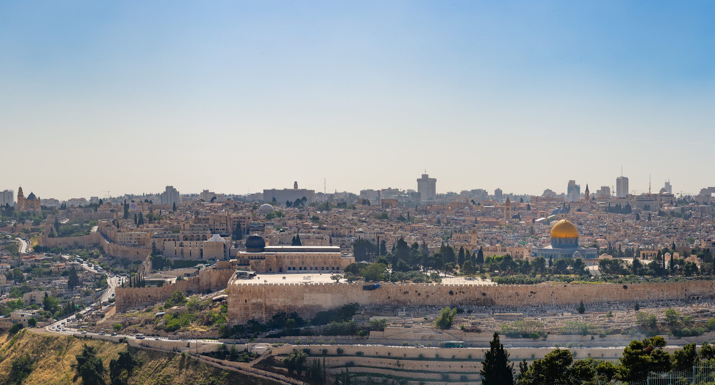 منظر عام لمدينة القدس