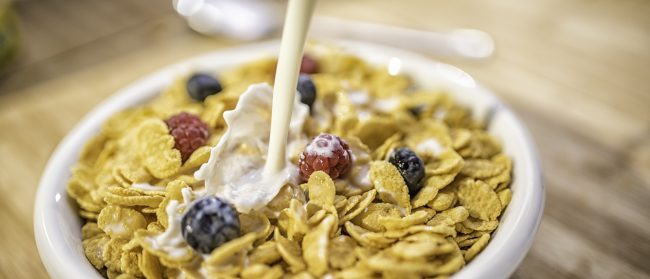 لا تنجر وراء الدعايات، فرقائق الذرة ليست إفطاراً صحياً كما يروجون..  لن تصدق كمية السكر التي تحتويها!