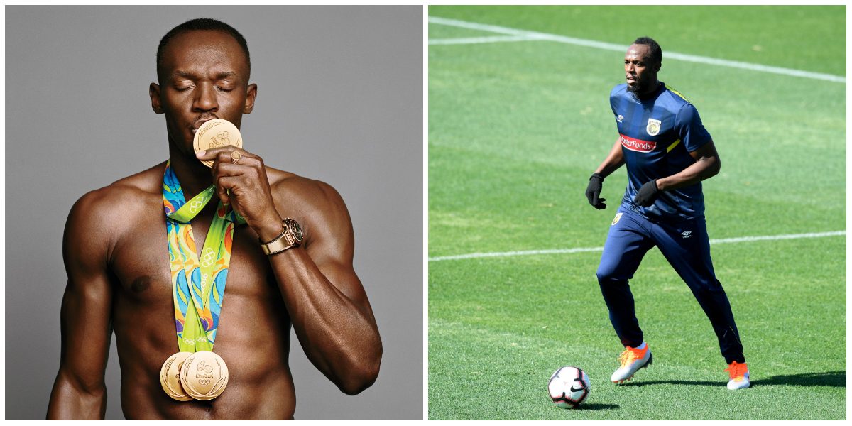 بعد أن حصد المجد الأولمبي.. أسرع عدّاء في التاريخ يبدأ مشواره الاحترافي بكرة القدم