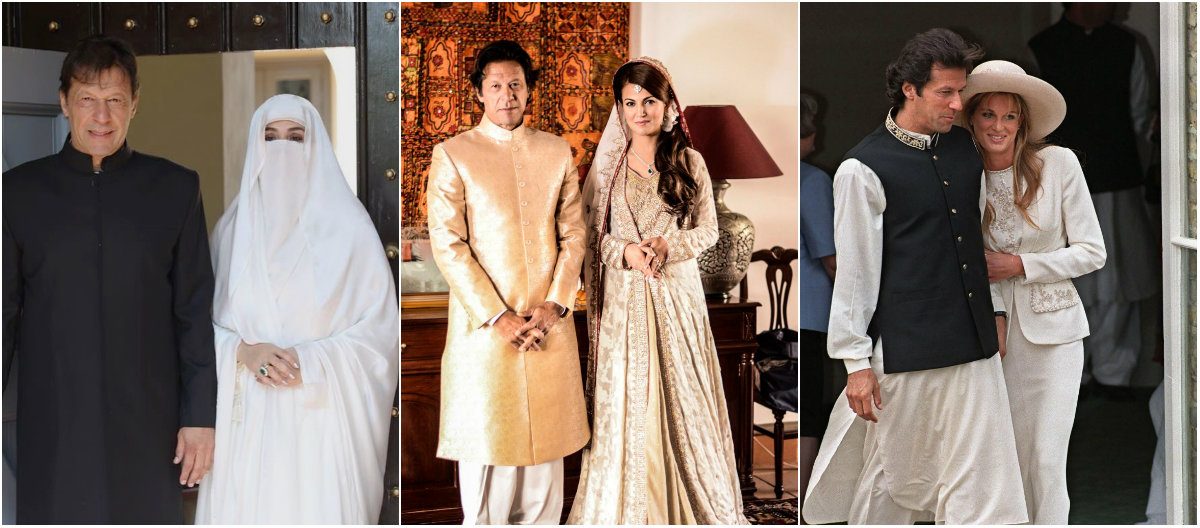 رأينا زوجة عمران خان «المنتقبة»، ويبدو أن هناك الكثير لا نعرفه عنها وعن زوجتيه السابقتين