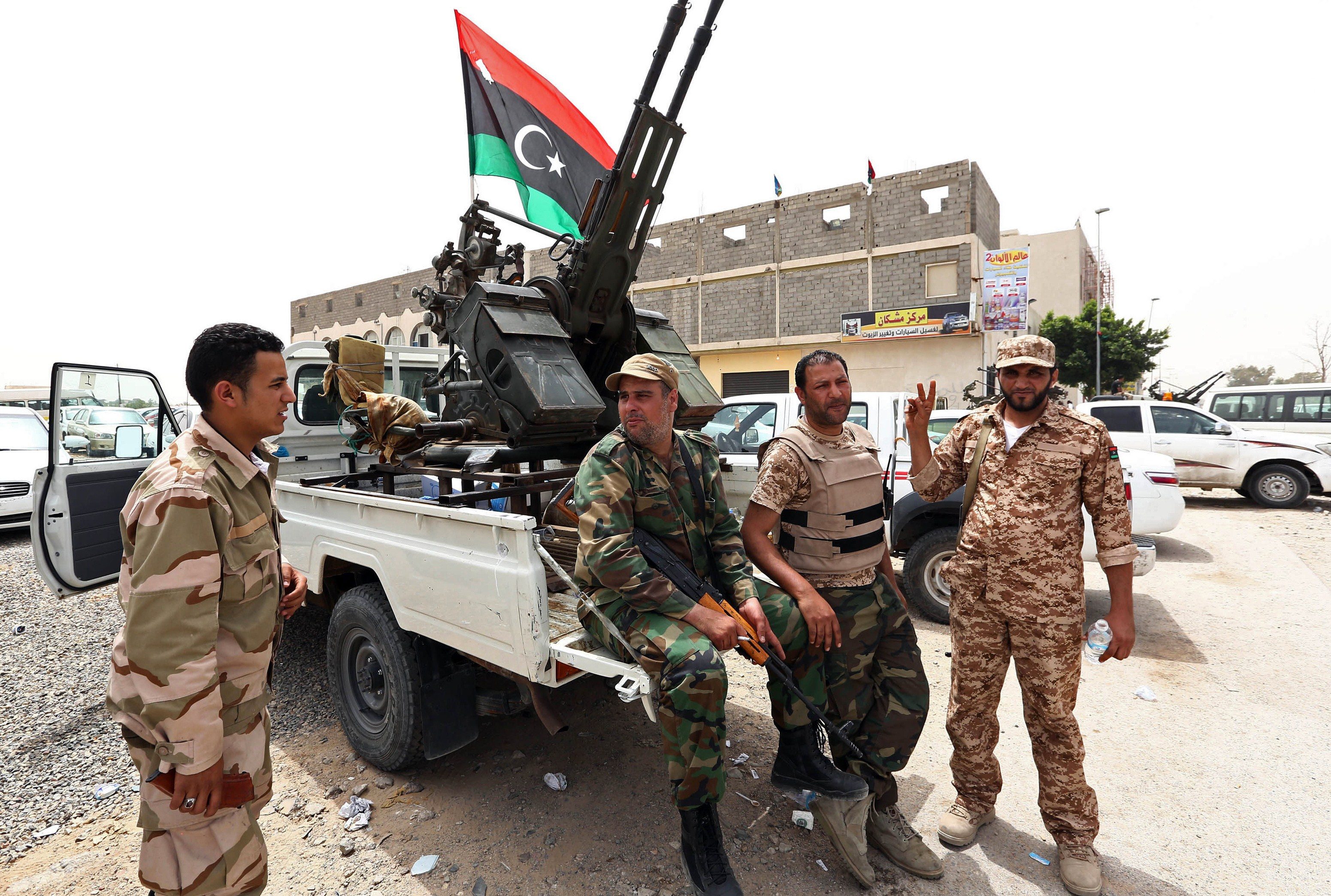 الجيش الليبي الوطني وجد صعوبة في مواجهة مقاتلي داعش