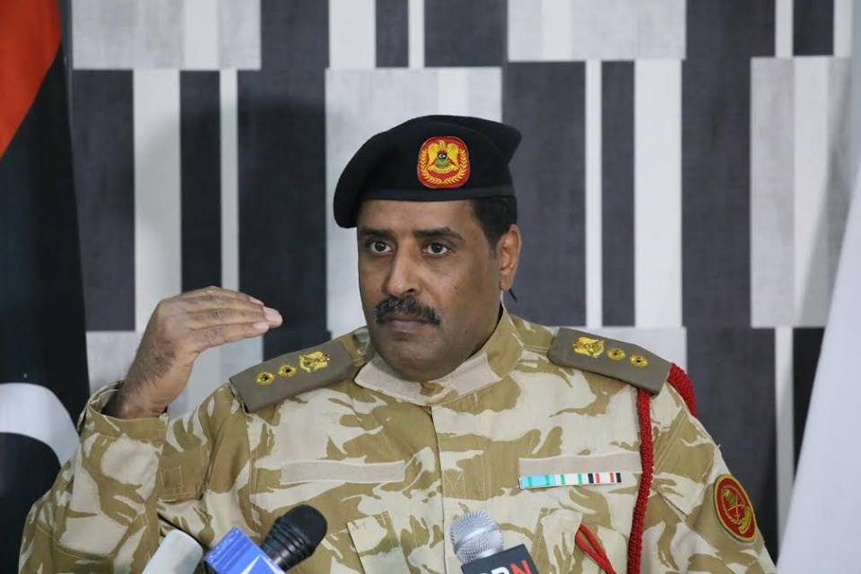 المتحدث باسم قوات خليفة حفتر أحمد المسماري