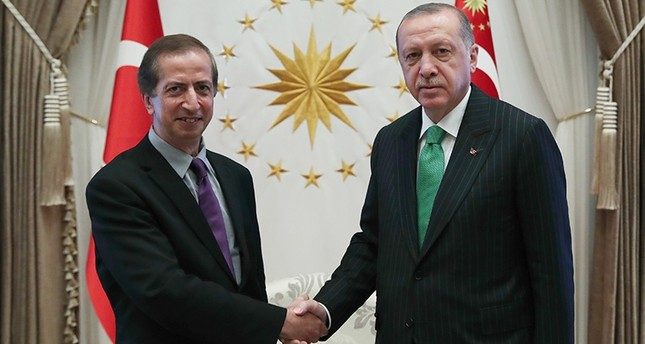 أردوغان يقابل ياسر أبومصطفى