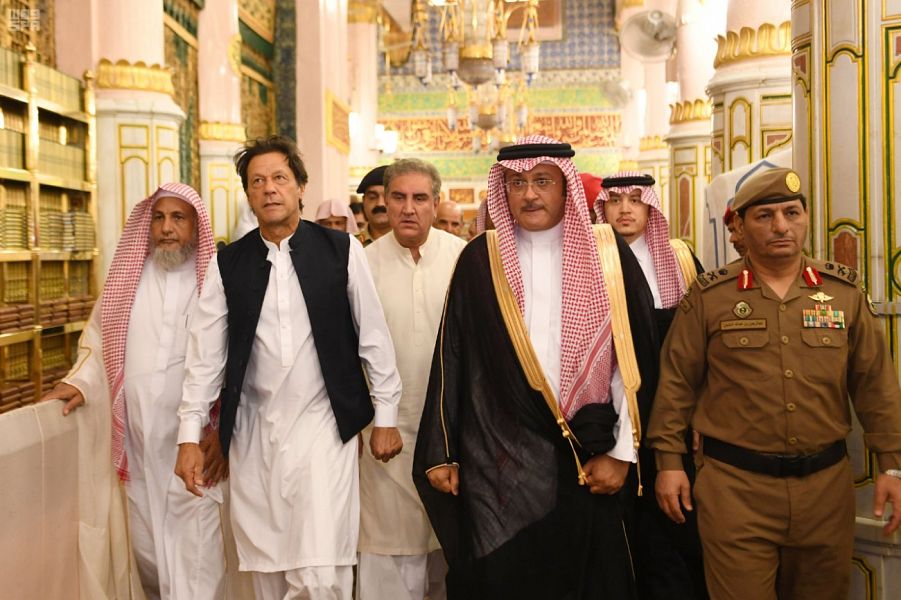 عمران خان خلال زيارته إلى السعودية- وكالة الأنباء السعودية