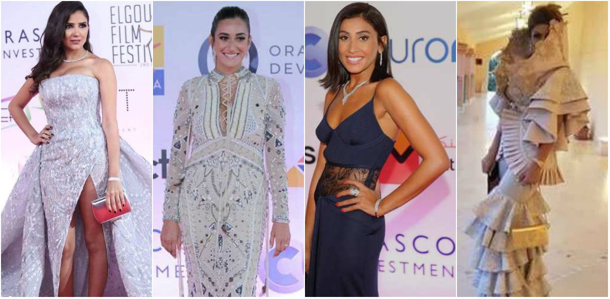 تعامل عادل إمام مع الفنانات يذكّر بأفلامه.. غادة عادل أجمل بعد الطلاق.. وصاحبة «أغرب» فستان ليست مصرية.. هذه أسوأ وأجمل إطلالات مهرجان الجونة