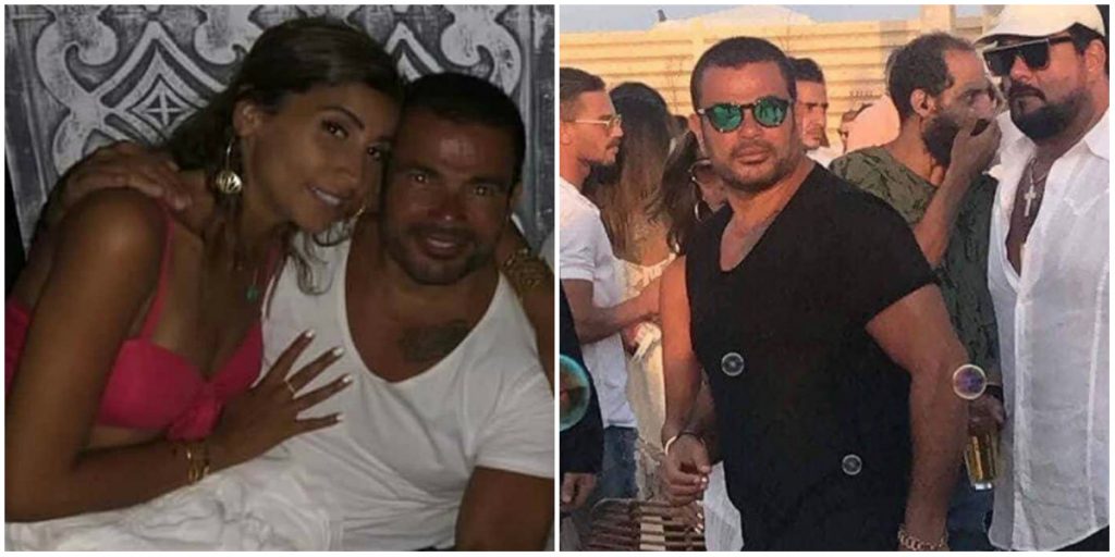 عمرو دياب دينا الشربيني الساحل الشمالي