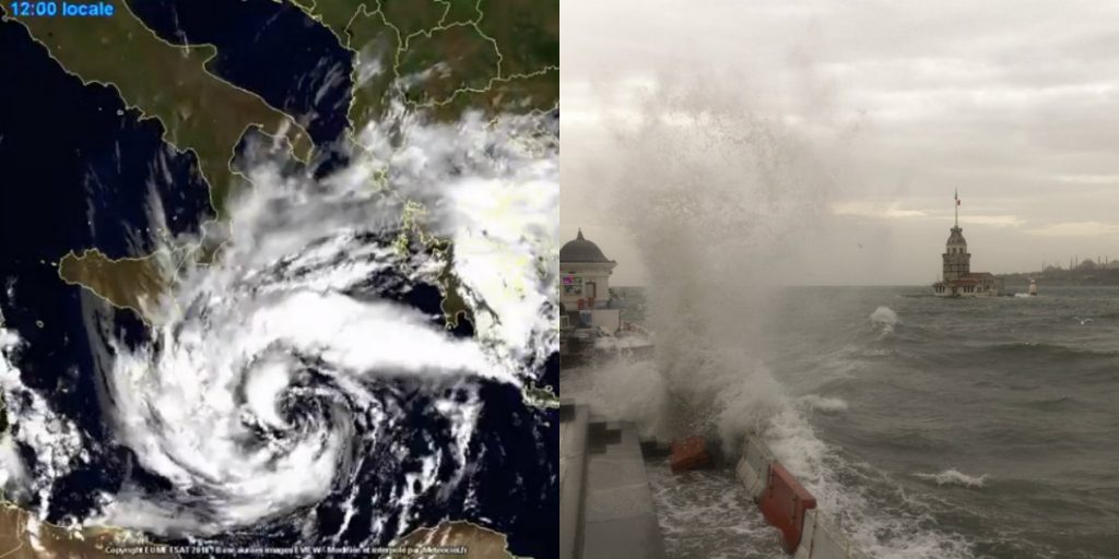 عاصفة قوية ستضرب اسطنبول