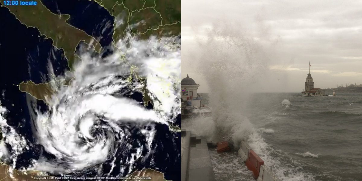 عاصفة قوية ستضرب اسطنبول