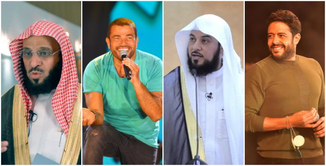 «من كبائر الذنوب».. دعاة سعوديون يدعمون تركي آل الشيخ ضد جماهير الأهلي.. والهضبة وحماقي يشتاقان لصديقهما