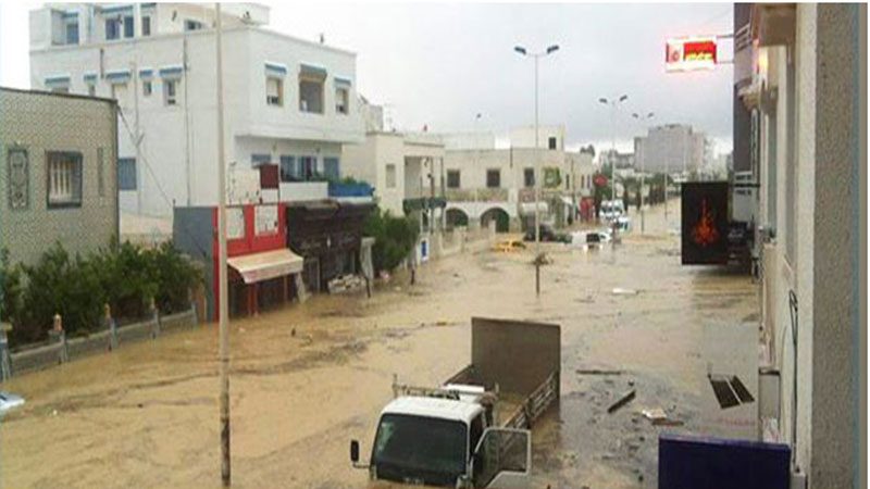أمطار طوفانية في تونس